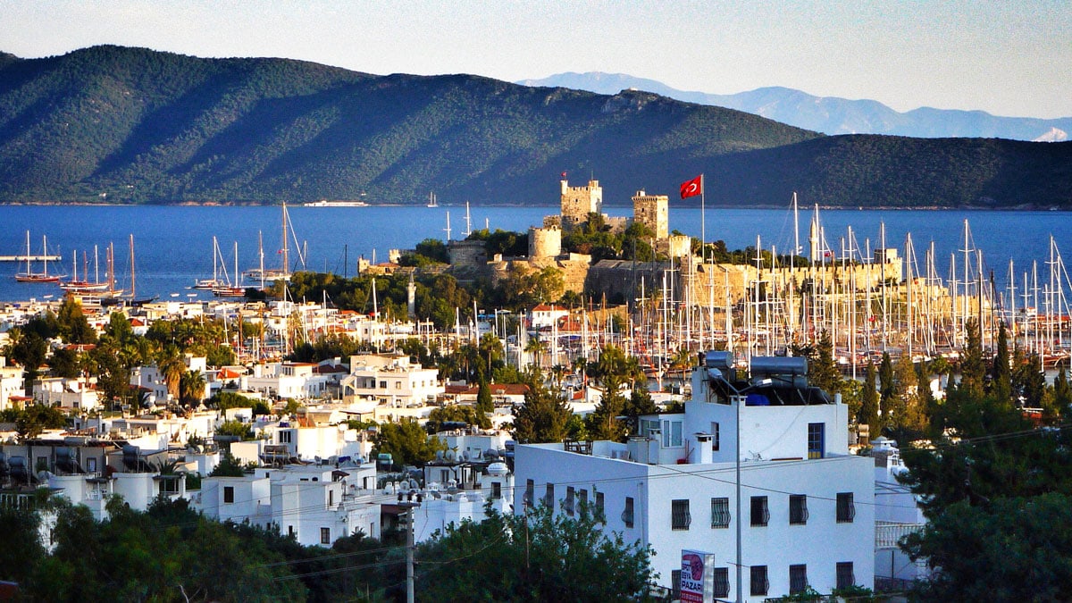 bodrum self guided walking tour