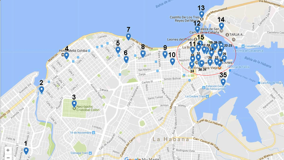 Havana map